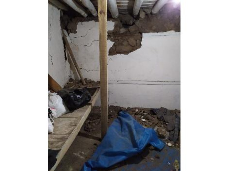Sincik’te Deprem 2 ev hasar gördü