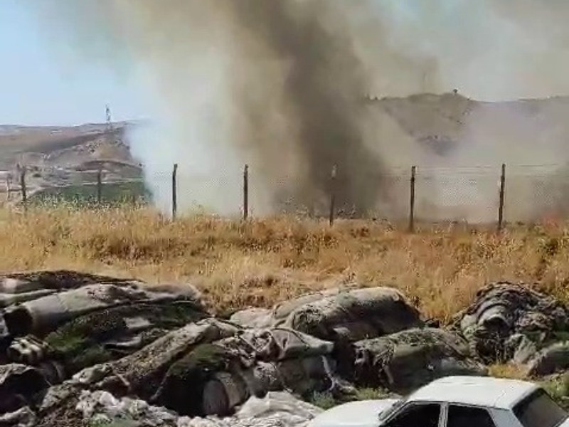 Adıyaman’da kuru ot yangını korkuttu