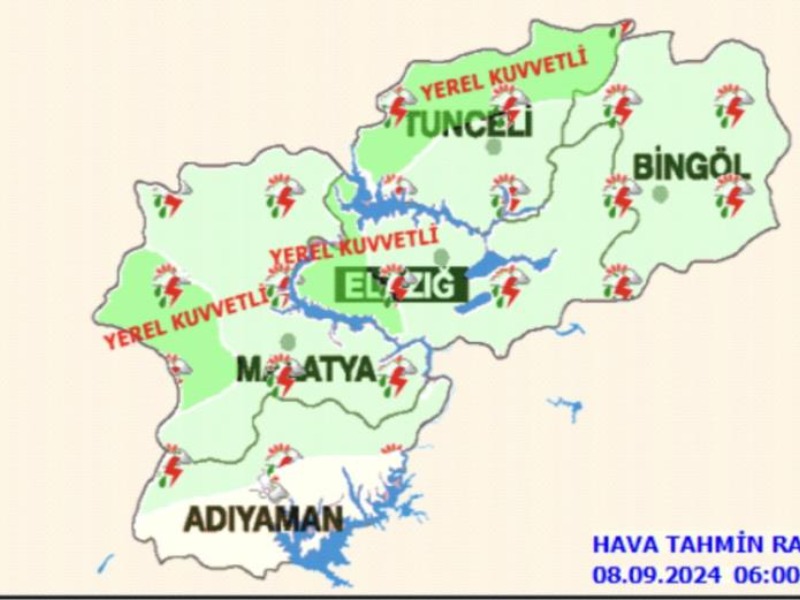 Meteorolojiden kuvvetli yağış uyarısı
