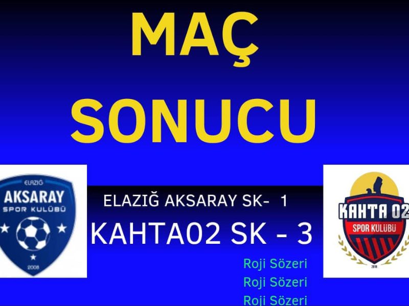 Kahta 02 Spor İlk Maçında Zaferle Döndü