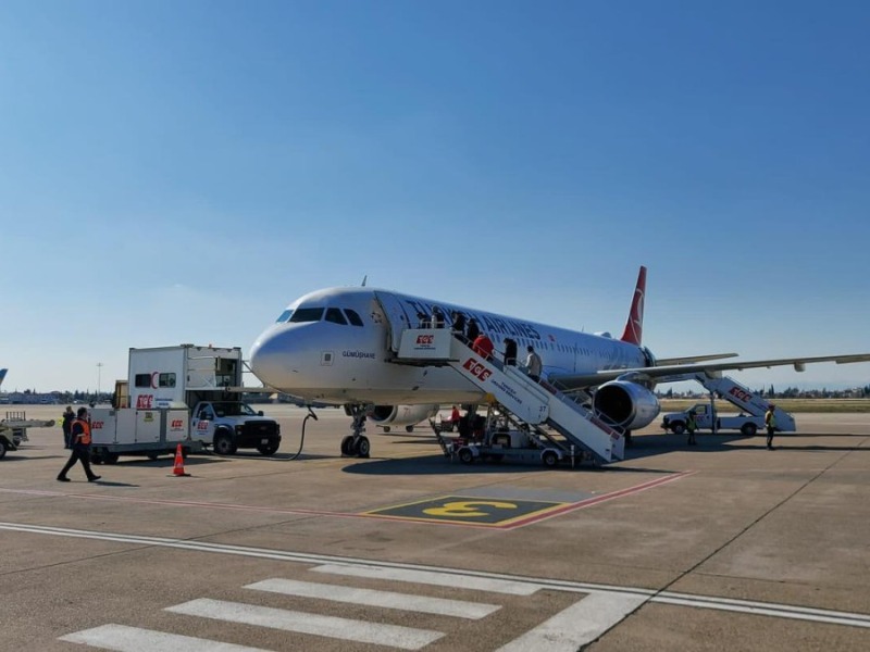 Adıyaman'da Ekim ayında 28 bin 406 kişi uçtu