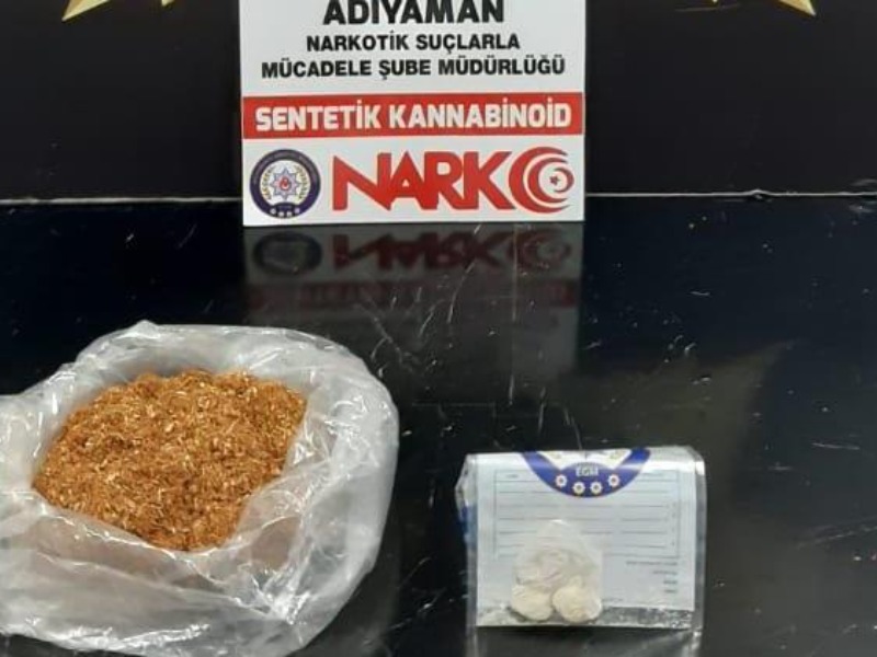 Adıyaman'da uyuşturucuya 3 gözaltı