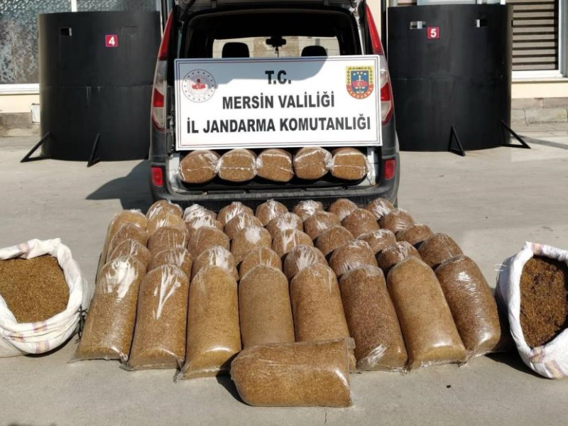 Adıyaman Tütünü Mersin'de Ele Geçirildi, 1 Kişi Gözaltına Alındı