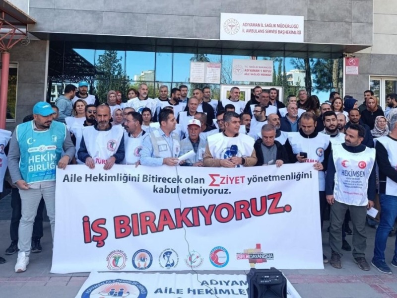 Adıyaman'da Aile Sağlık Merkezleri'nde 5 günlük iş bırakma kararı