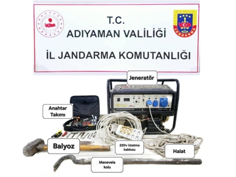 Adıyaman'da trafo ve kablo hırsızlığı: 2 şüpheli gözaltında