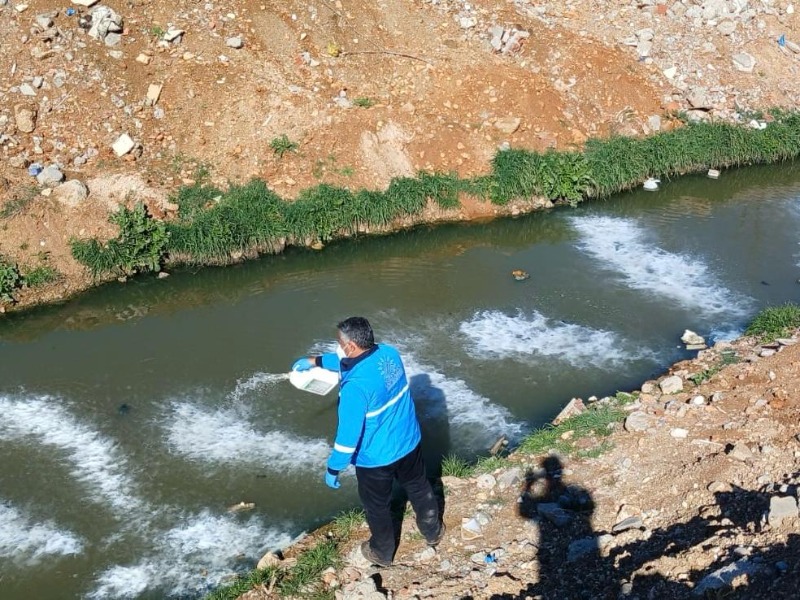 Adıyaman Belediyesi yaz öncesi larva mücadelesine hız verdi