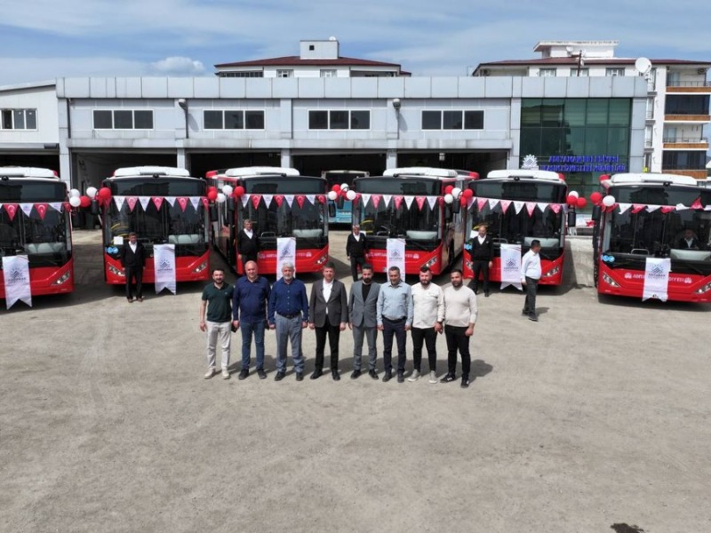 Adıyaman Belediyesi 10 Yeni Otobüs Aldı