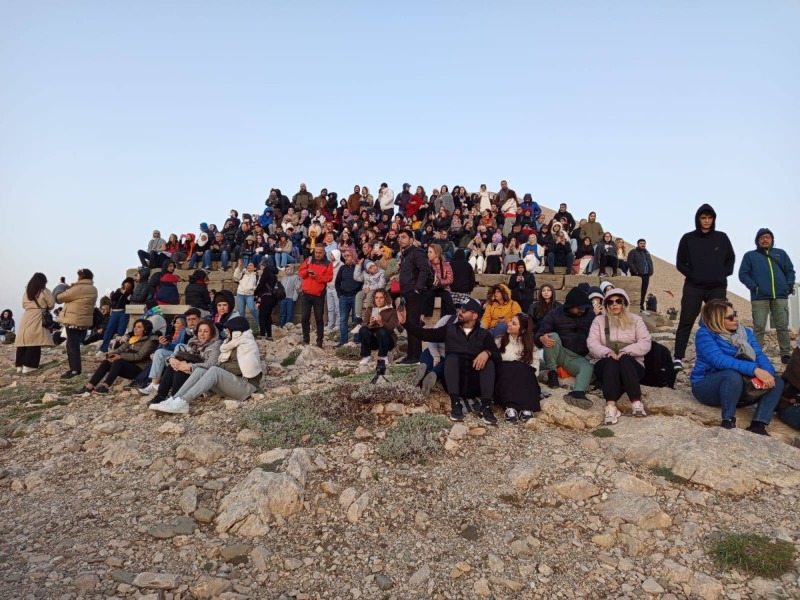 Nemrut Dağı'na ziyaretçi akını