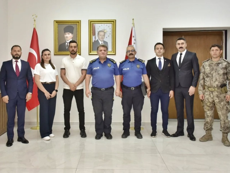 Adıyaman Emniyet Müdürlüğü'nden veda ve teşekkür töreni