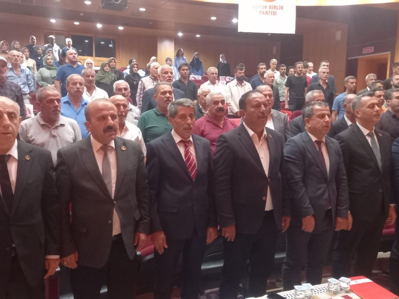 BBP Kahta'da Kongreyi Yaptı, Başkan Mehmet Kaya Oldu