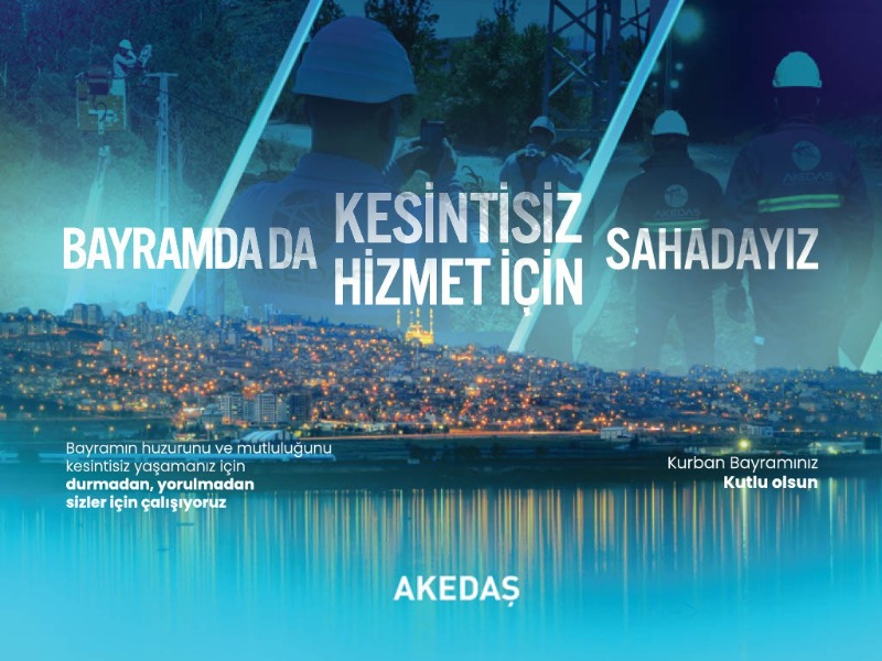 AKEDAŞ'tan Kurban Bayramı Mesajı