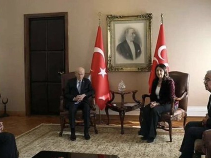 DEM Parti İmralı Heyeti, Bahçeli ile görüştü
