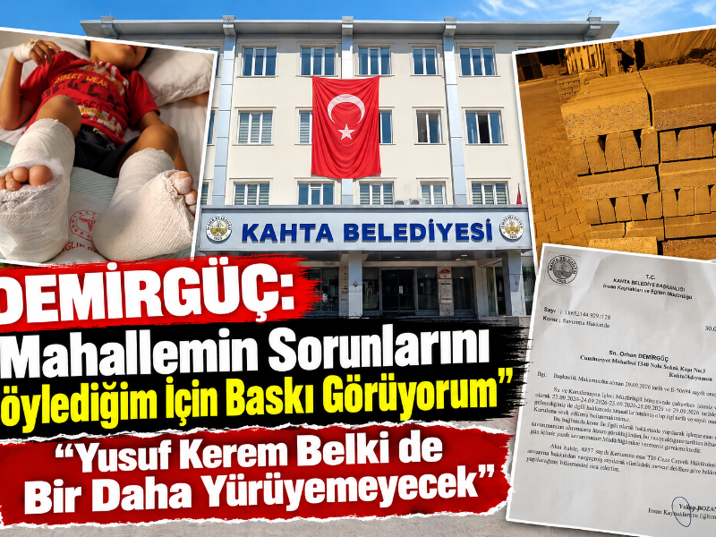 DEMİRGÜÇ: “Mahallemin Sorunlarını Söylediğim İçin Baskı Görüyorum”