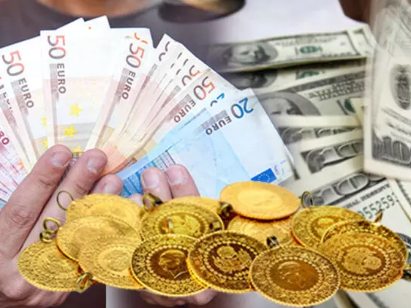 Dolar, Euro ve gram altın yükselişe geçti