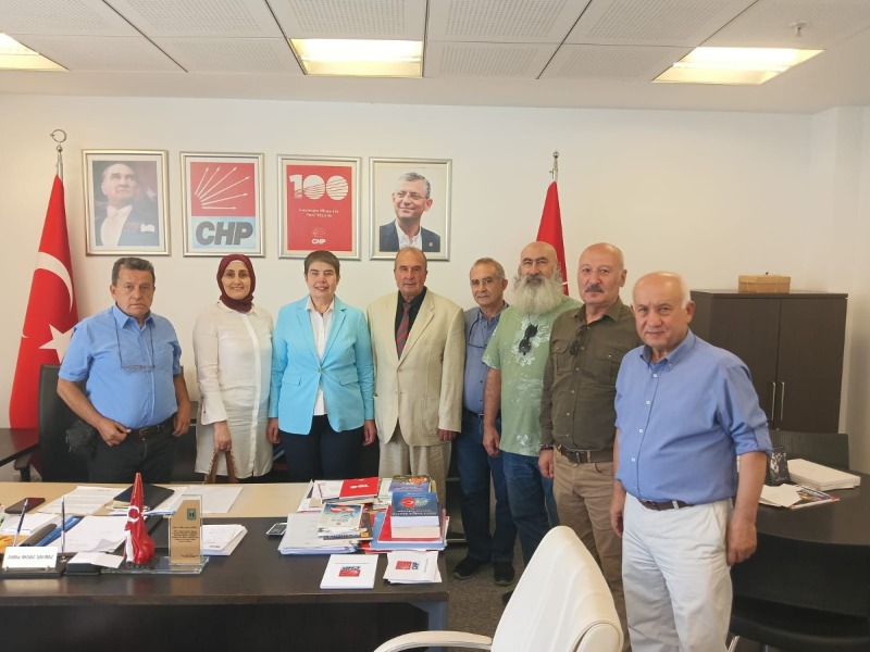 Türkiye Veteriner Hekimler Mesleki ve Özlük Hakları Topluluğu'nun CHP ziyareti