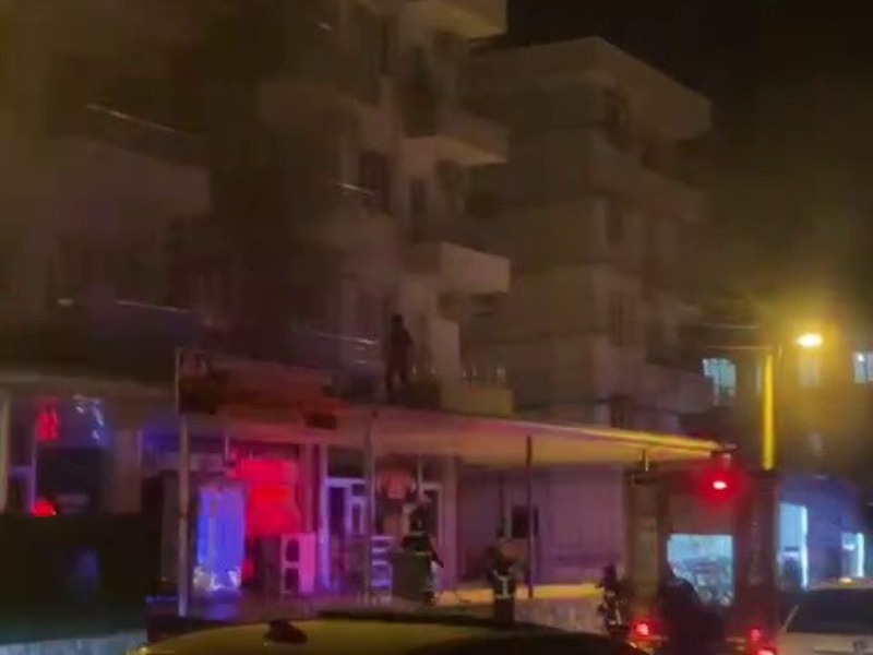 İkamette çıkan yangın korkuttu