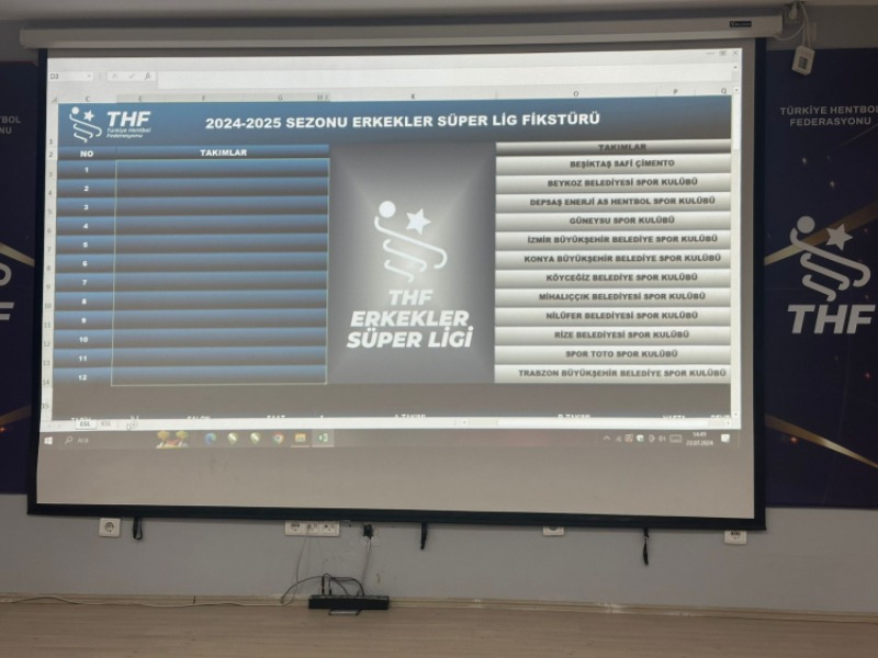 Hentbolda erkeklerde yeni sezon fikstürü belli oldu